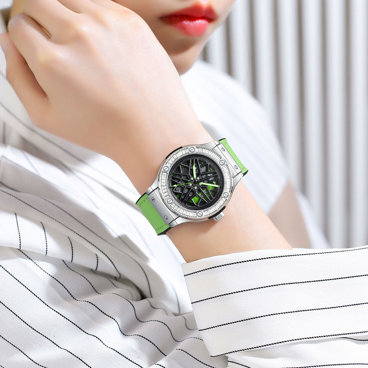 HMNWatch S6 Diamond women watch audi rs women rim watch audi rs women wheel watch
