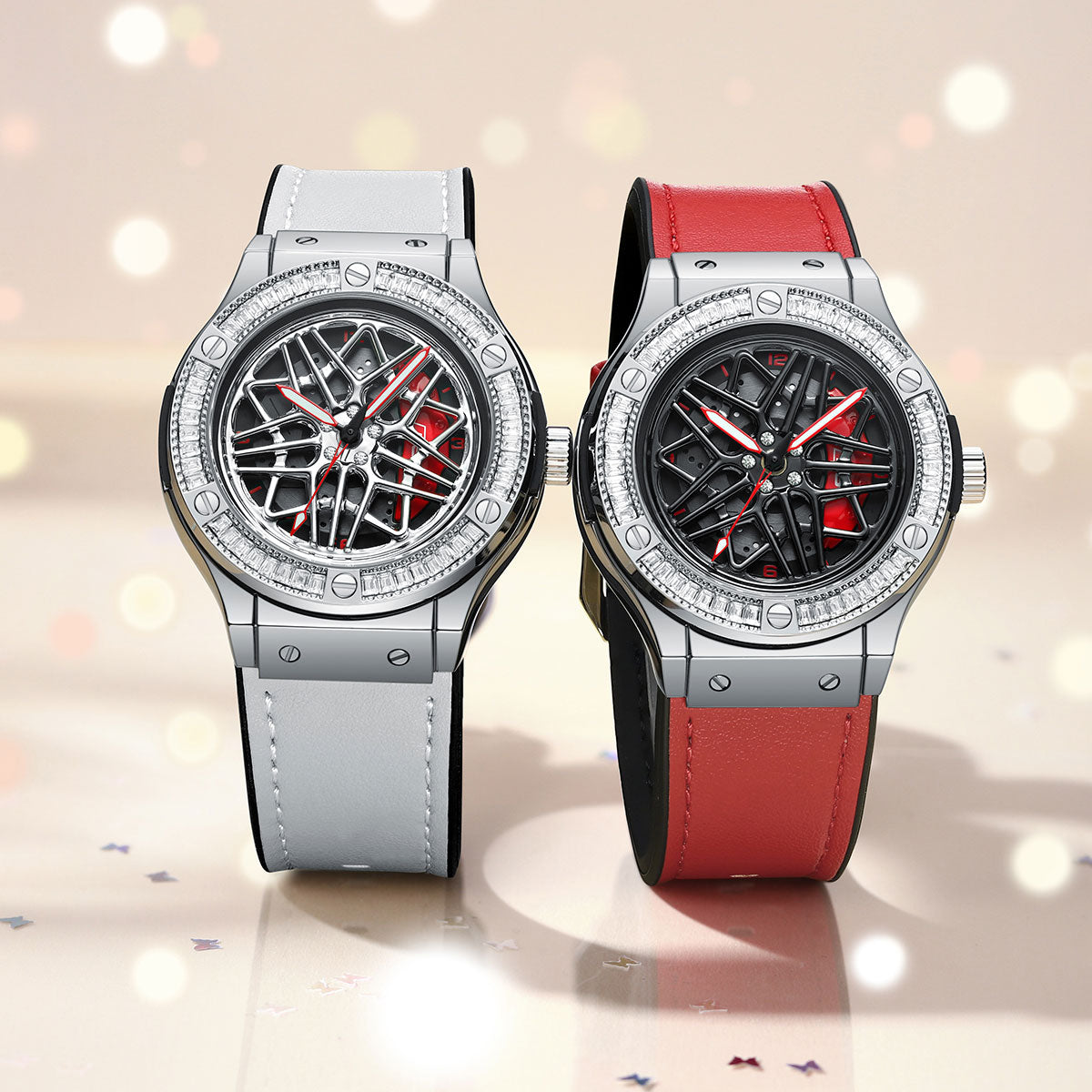 HMNWatch S6 Diamond women watch audi rs women rim watch audi rs women wheel watch