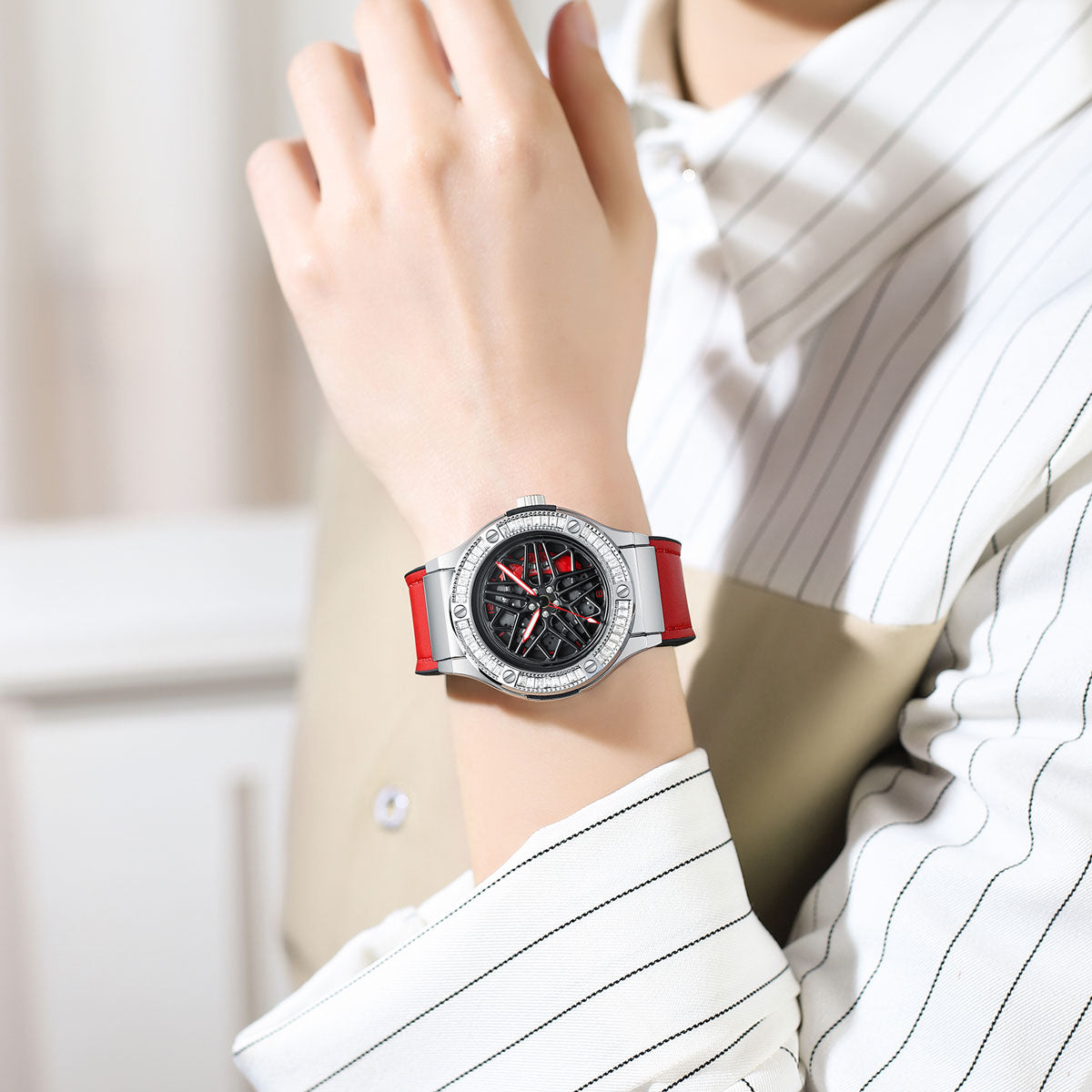 HMNWatch S6 Diamond women watch audi rs women rim watch audi rs women wheel watch