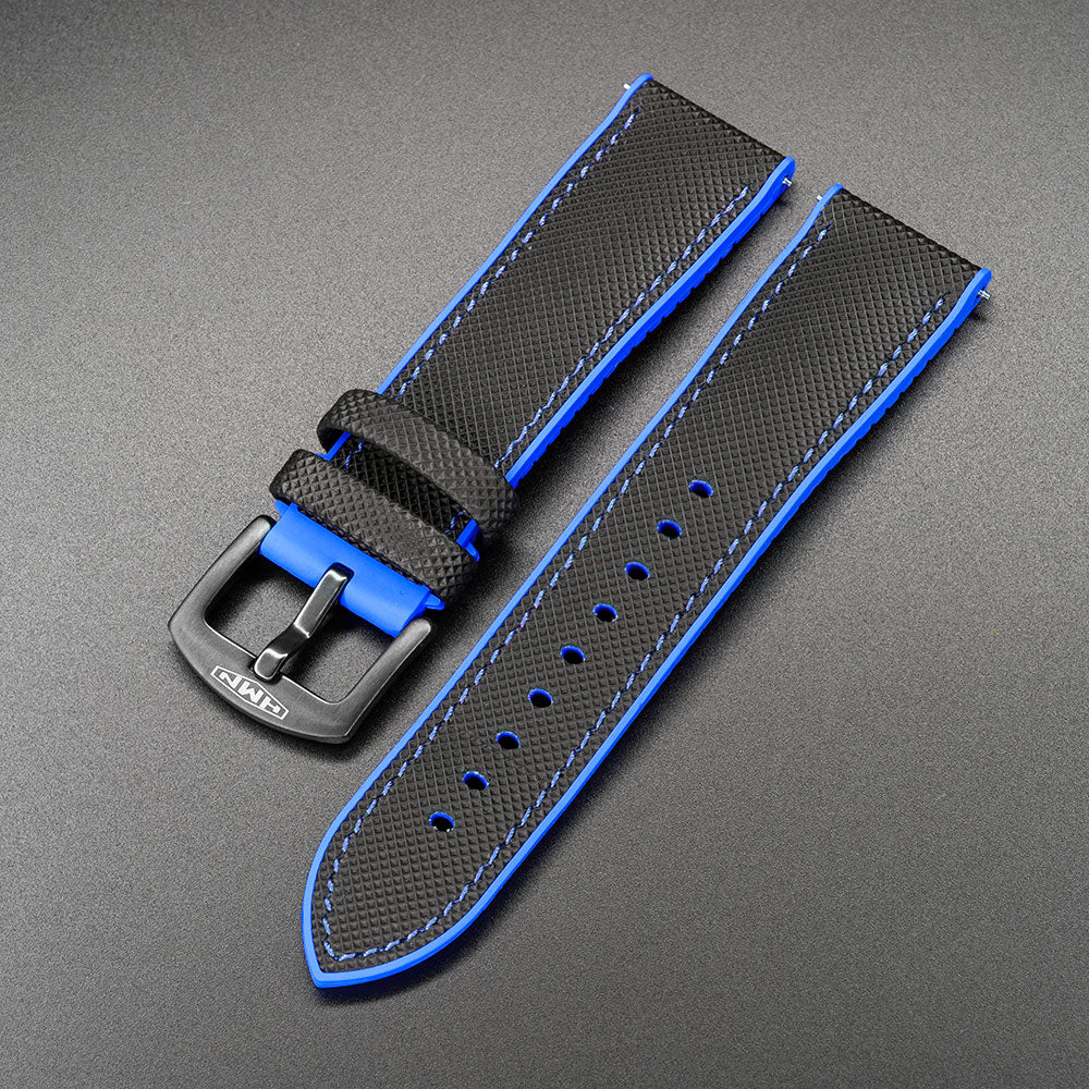 Premium Blue Rubber Strap