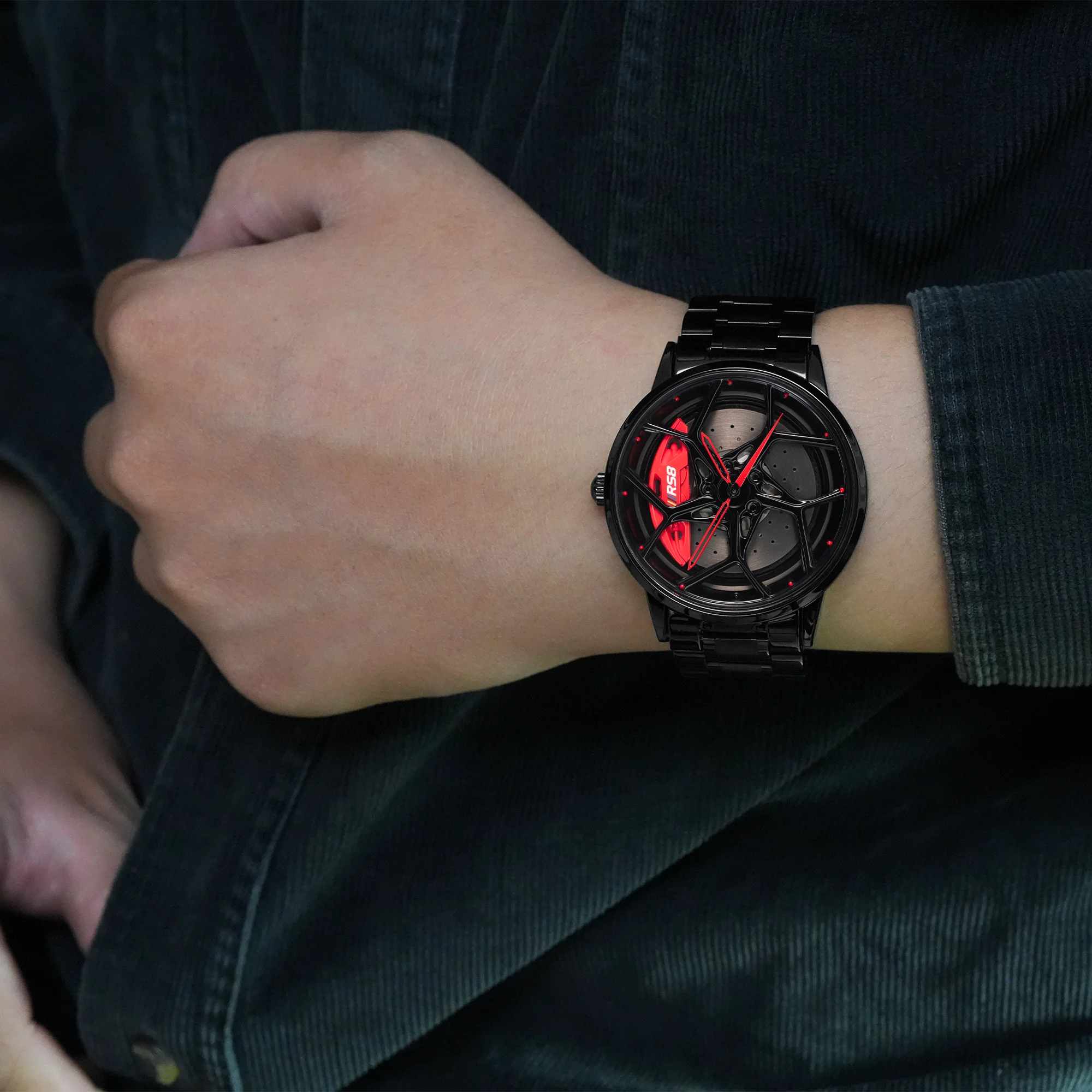 HMNWatch Bavaria RS8 Audi RS8 Audi Rim Watches Car Rim Watches Car Wheel Watches