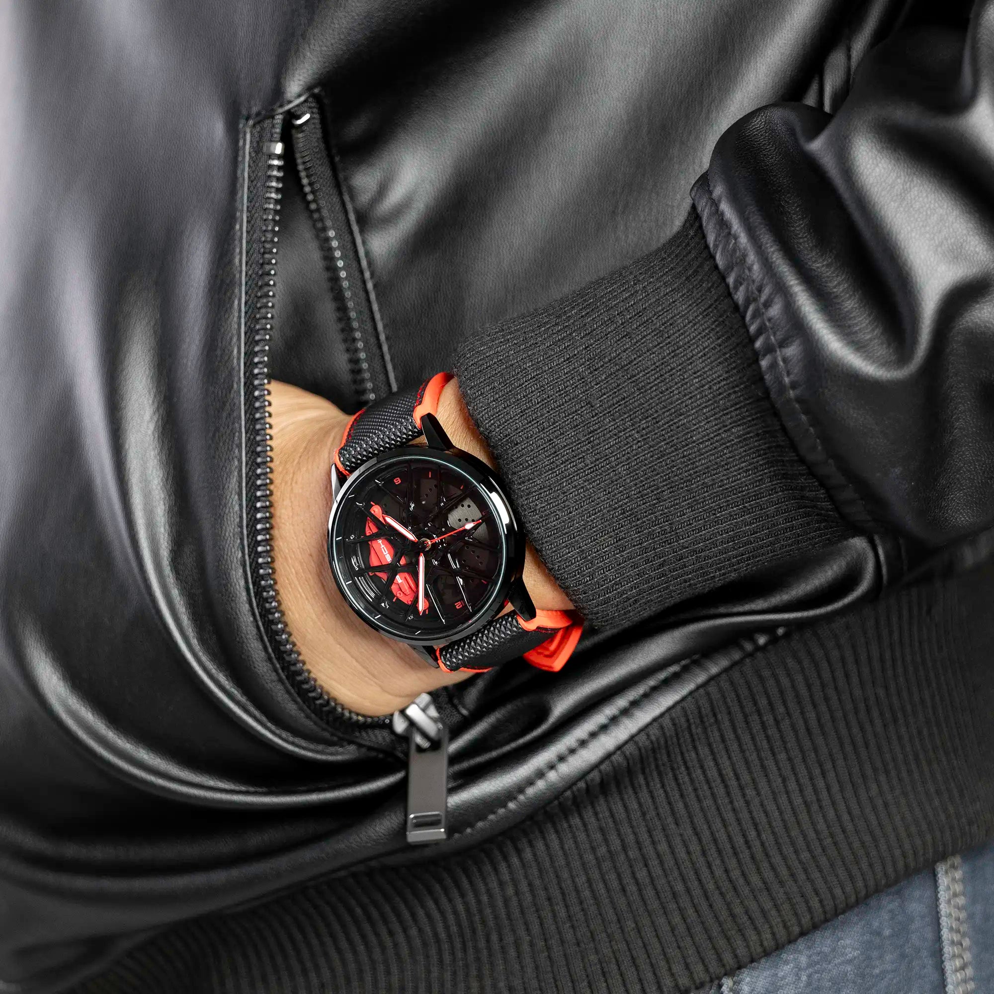 HMNWatch HMN Boxster Spyder 718 Watch Porsche rim watch Porsche wheel watch Porsche car rim watches Spyder RS Watch Porsche 718 Watch
