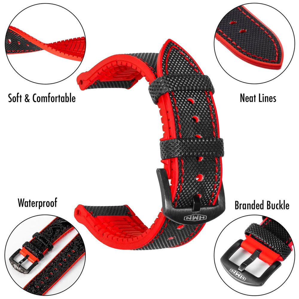 Premium Green Rubber Strap