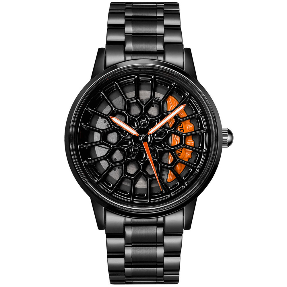 aston martin car wheel watch
