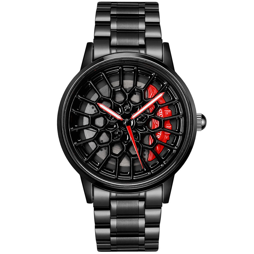 aston martin car wheel watch