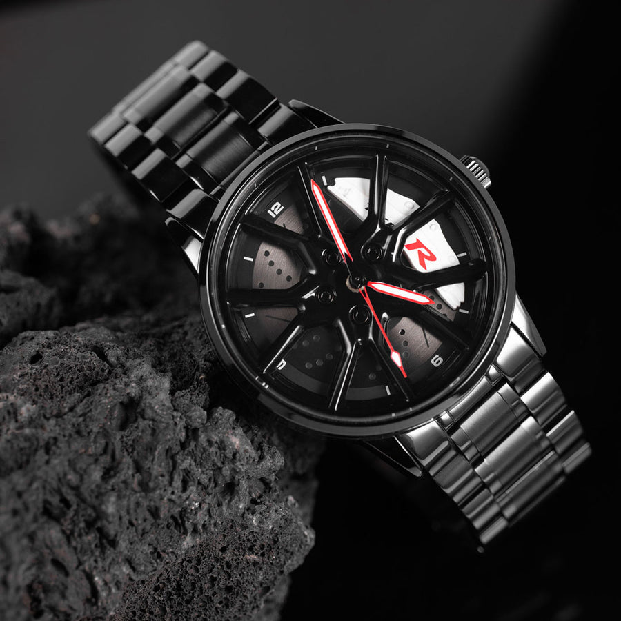 HMNWatch – Reloj de Rin de Carro Giratorio – Estilo y Pasión Automotriz