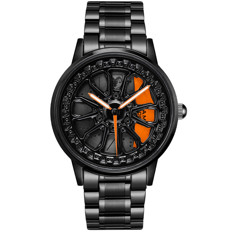 dogde ram car wheel watch orange