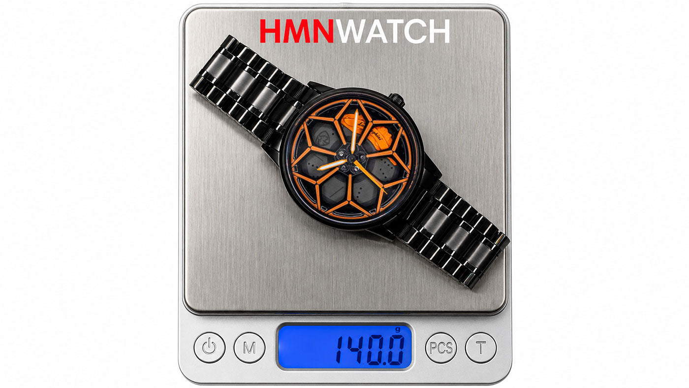 HMN BRZ Performance Gold Wheel - Spinning Subaru Wheel Watch for
