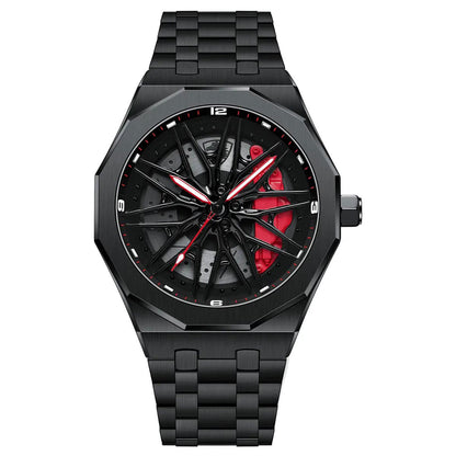 HMNWatch Boxster Coupe 992 Red rim watch