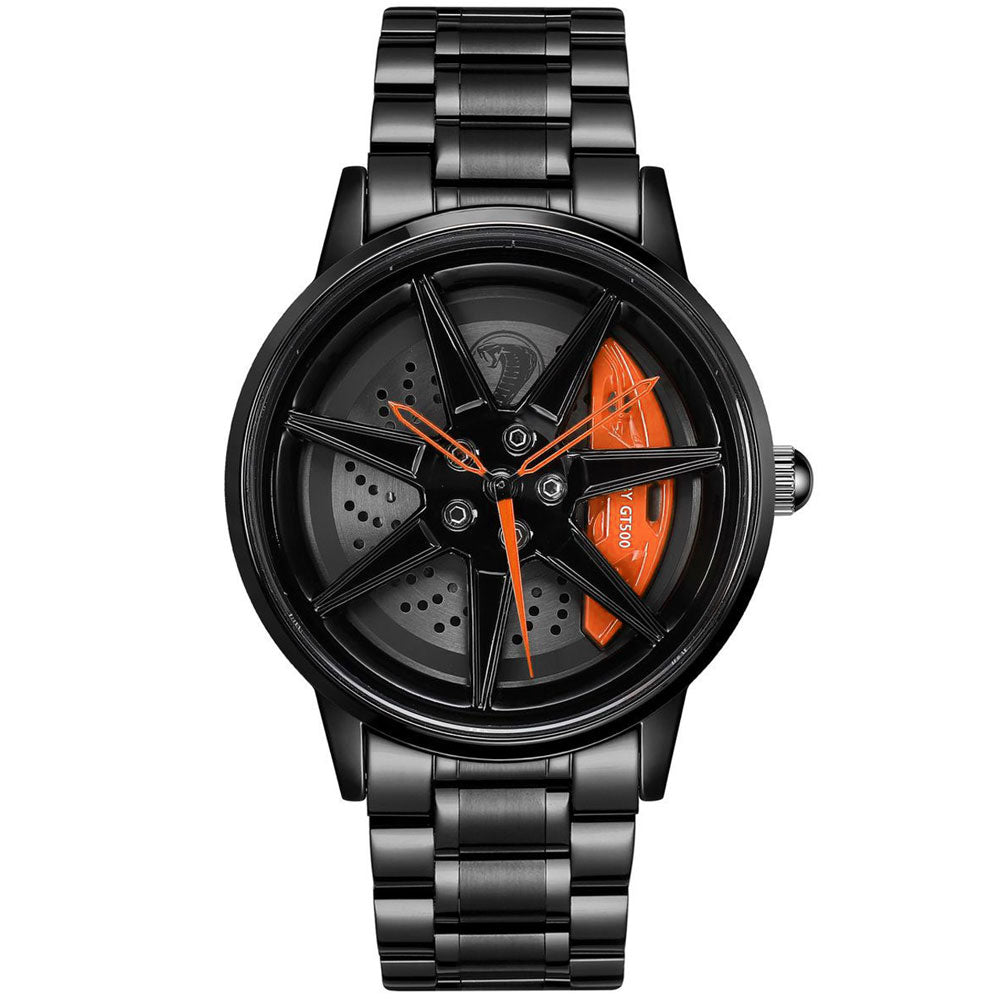 mustang shelby gt500 car wheel watch