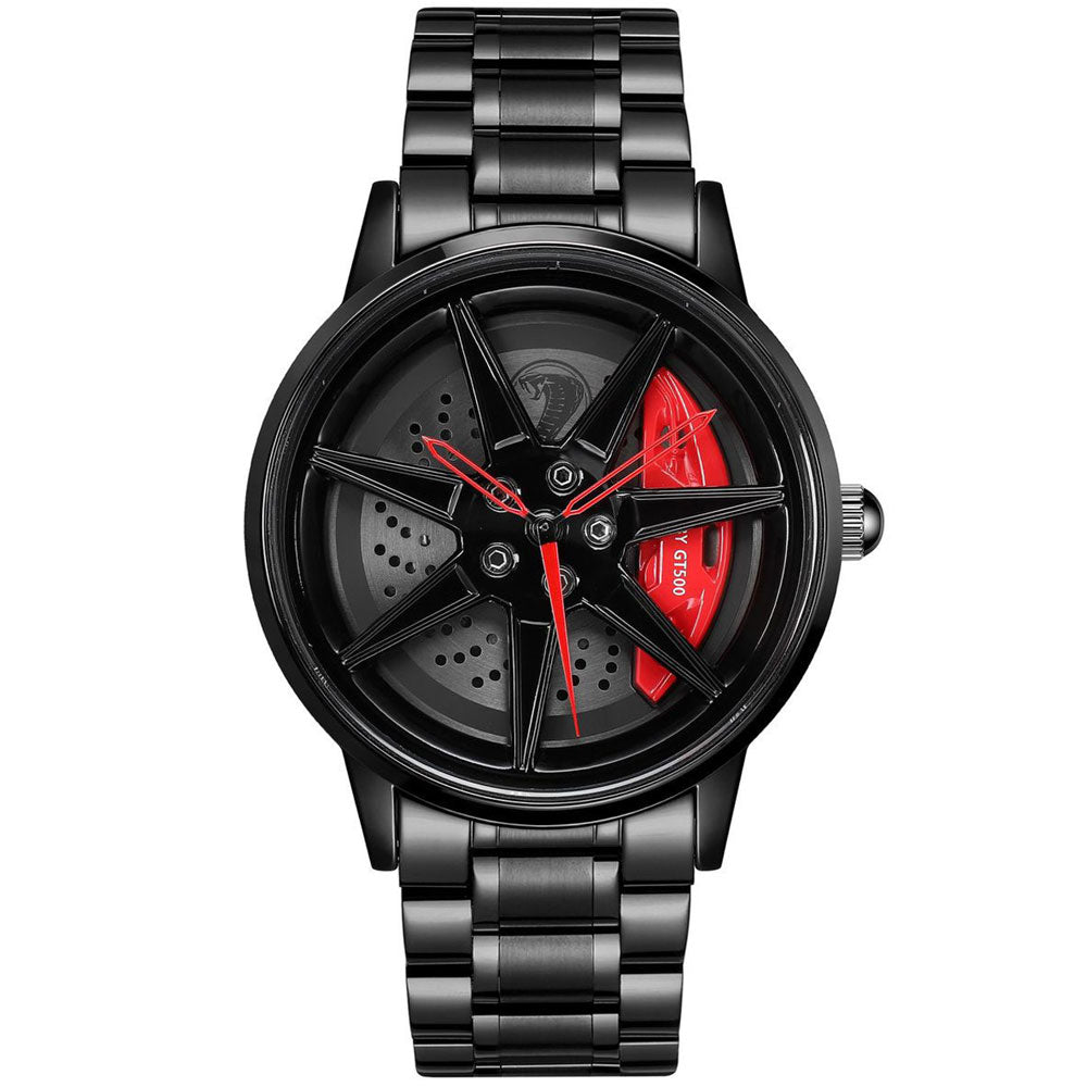 mustang shelby gt500 car wheel watch