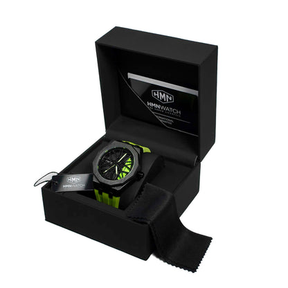 HMNWatch Petronas G55 Spinning Black Strap Mercedes Benz G55 rim watches AMG wheel watches AMG car rim watches