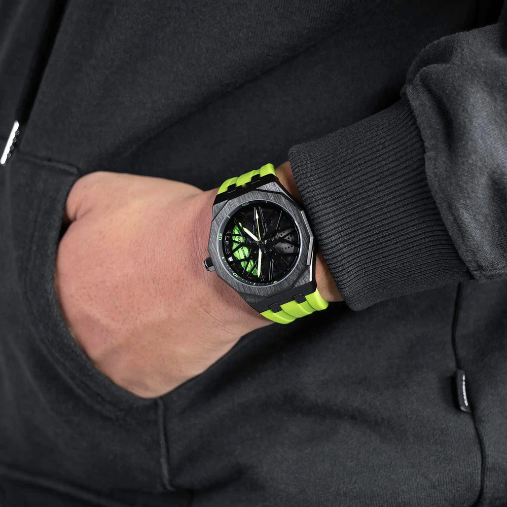 Petronas G55 Spinning Wheel Watch - AMG Style Rim Watch for Gearheads ...