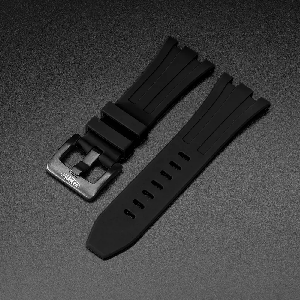 Black Silicone Strap