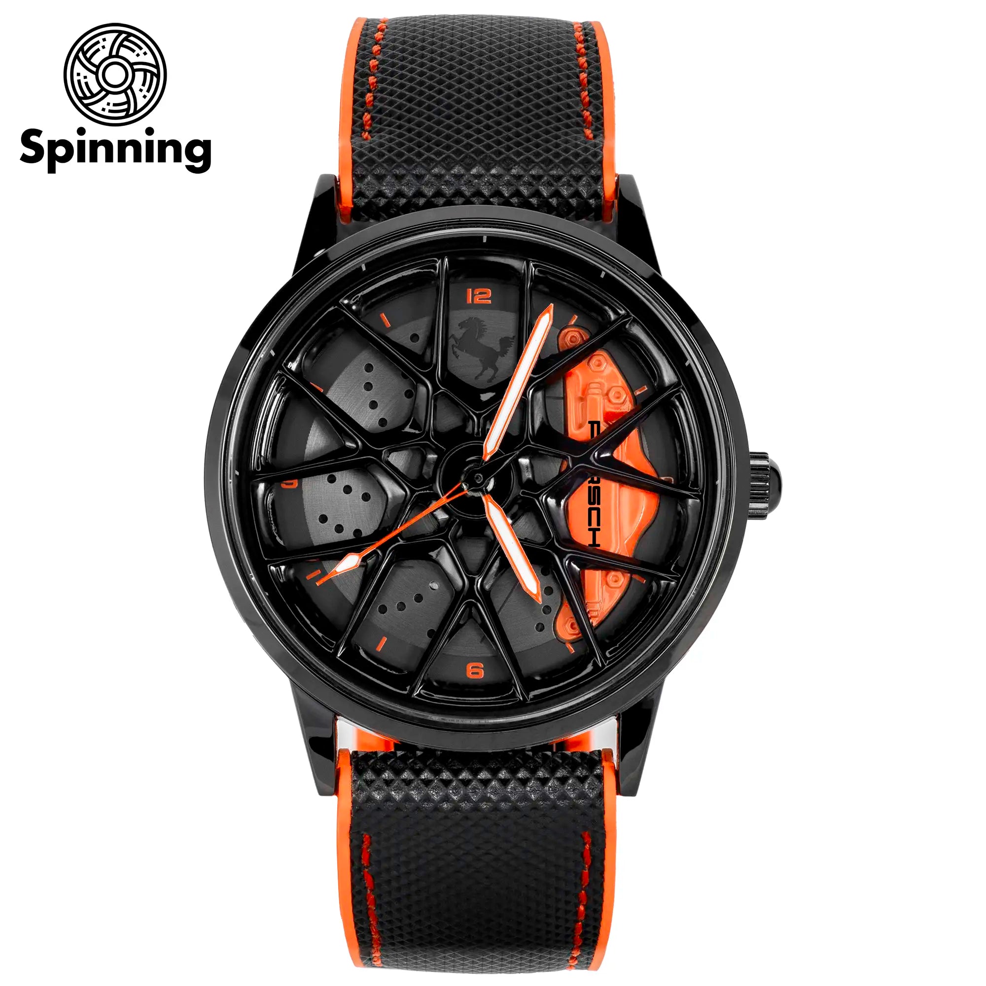 Car Wheel Watch, Stainless Steel Mens Wristwatch with Spinning Car Rim Hub  Design, Japanese Quartz Movement, Water Resistant, Scratch Resistant Gifts  for Car Enthusiasts, Green : Amazon.in: Car & Motorbike