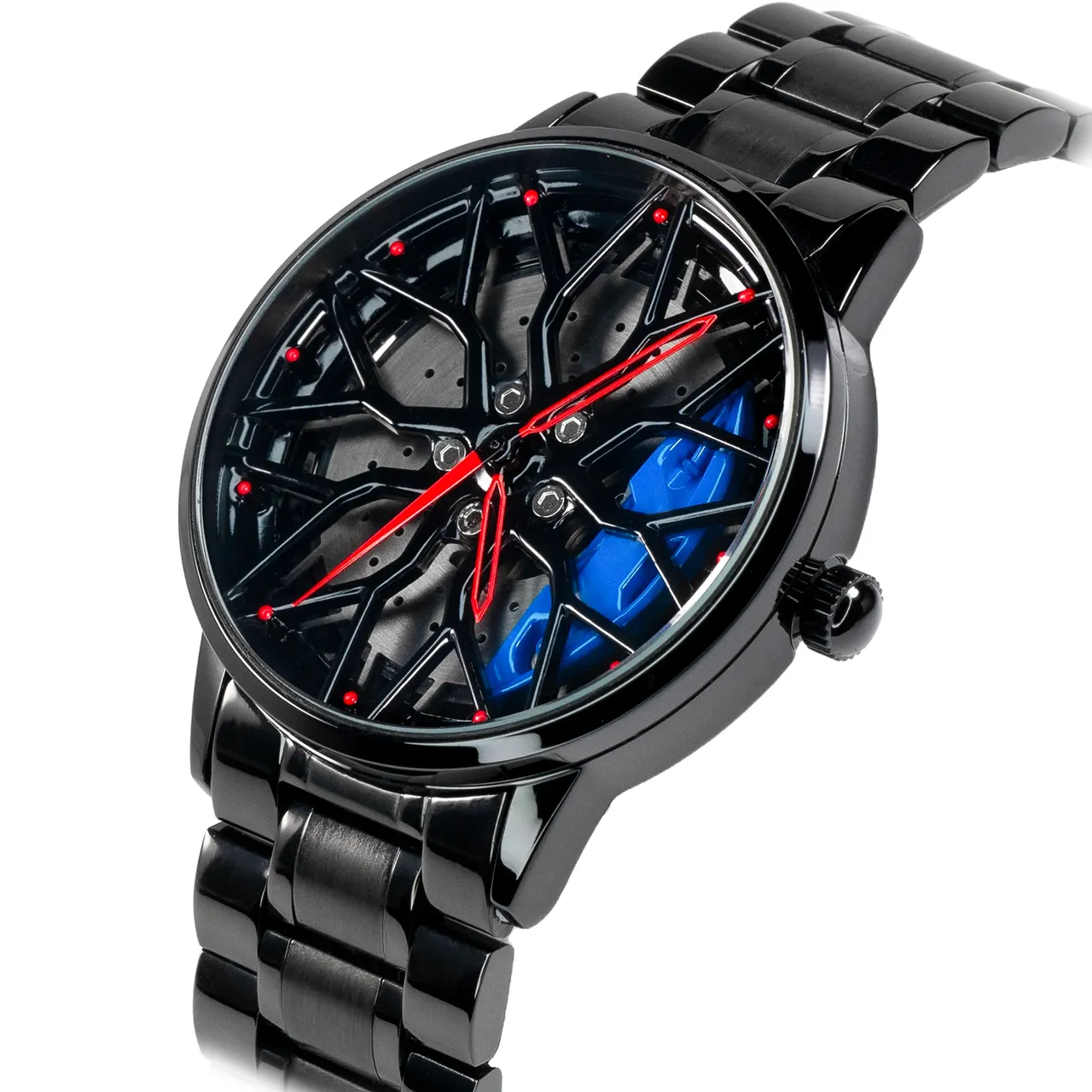 HMNWatch petronas g63 non-spinning rim watch, mercedes benz rim watch, benz wheel watch