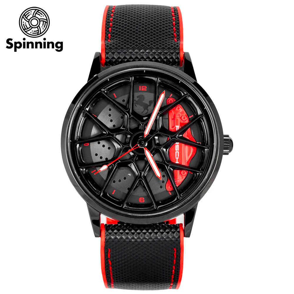 HMNWatch HMN Boxster Spyder 718 Watch Porsche rim watch Porsche wheel watch Porsche car rim watches Spyder RS Watch Porsche 718 Watch