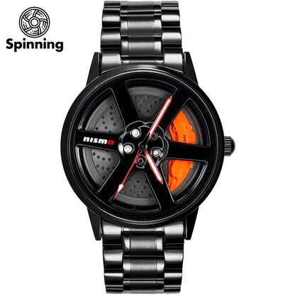 HMNWatch nismo gtr spinning nismo r35 wheel watch r35 rim watch 