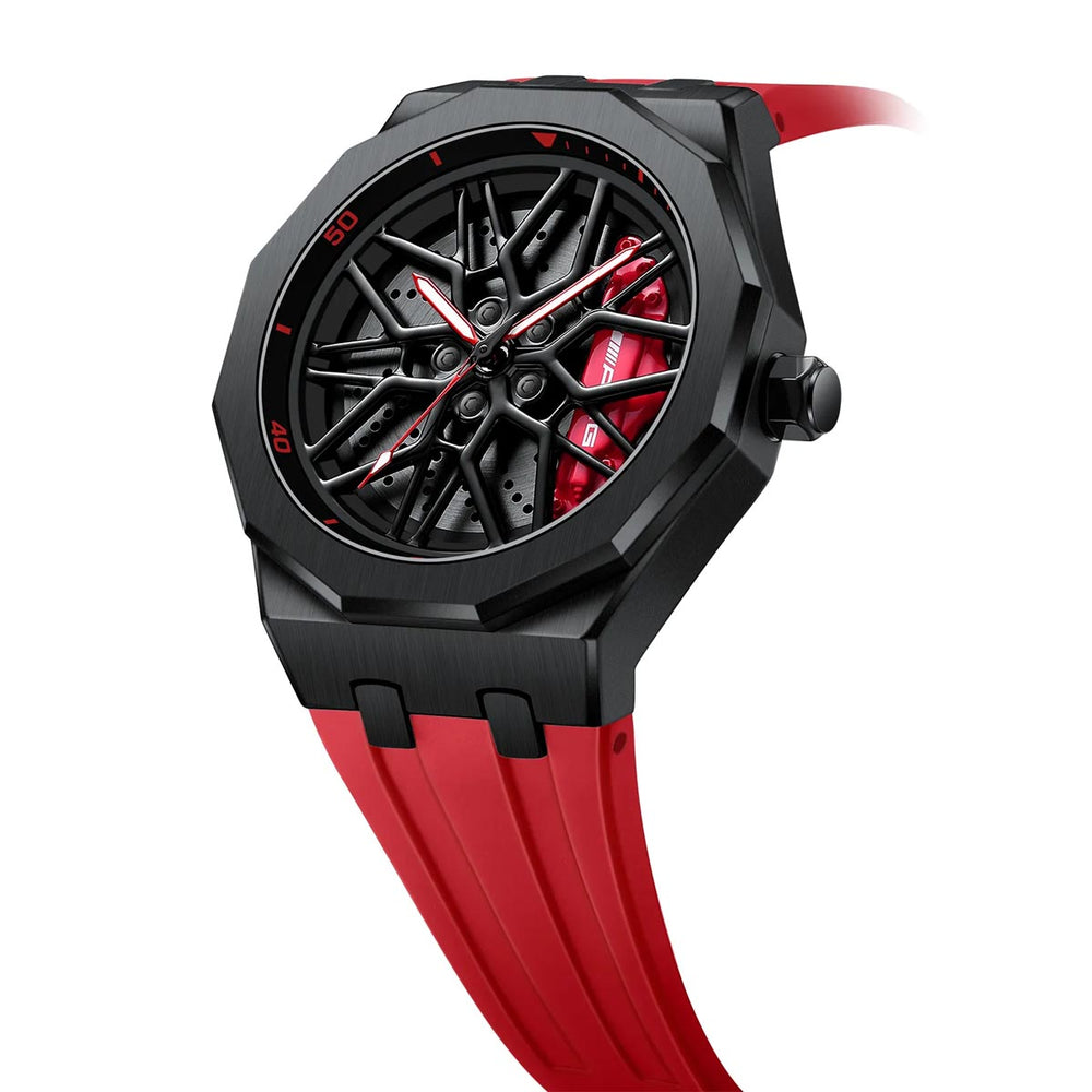 Petronas G55 Spinning Wheel Watch - AMG Style Rim Watch for Gearheads ...
