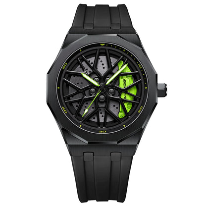HMNWatch Petronas G55 Watch black silicone strap