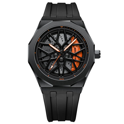 HMNWatch Petronas G55 Watch black silicone strap