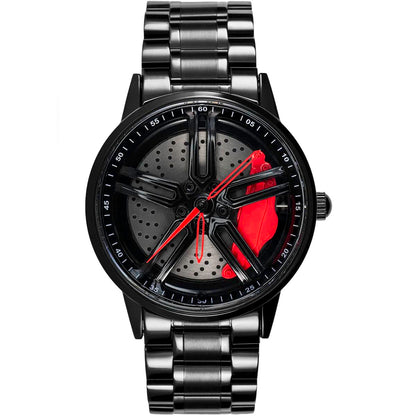 HMNWatch corvette c8 rim watch, chevrolet c8 wheel watch