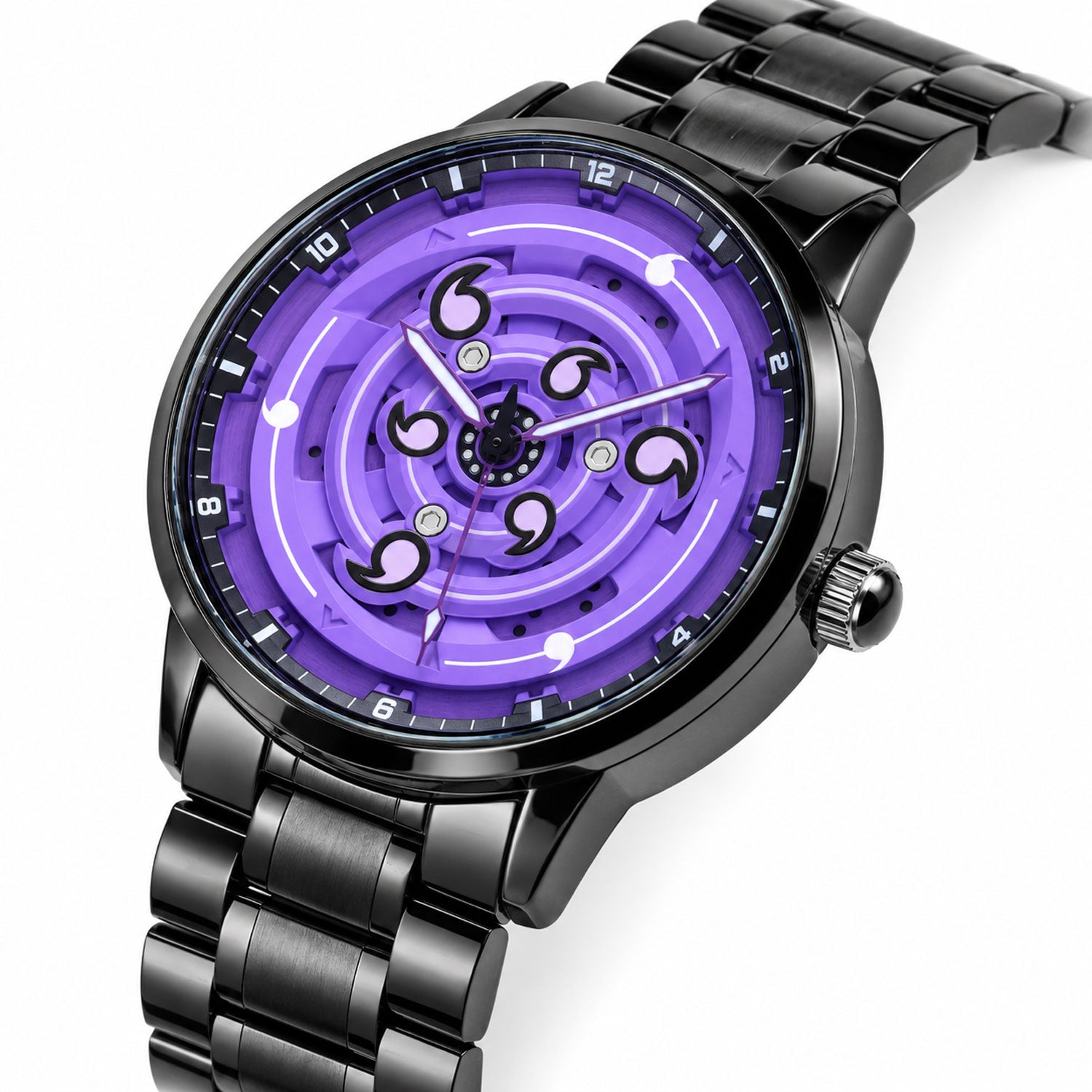 Sasuke Rinnegan – Purple Six-Tomoe Spinning Watch