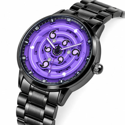 Sasuke Rinnegan – Purple Six-Tomoe Spinning Watch