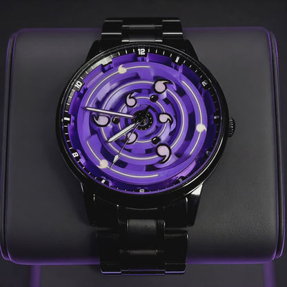Sasuke Rinnegan – Purple Six-Tomoe Spinning Watch